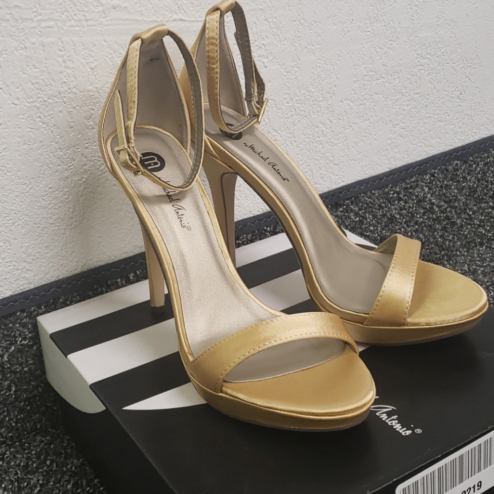 Michael Antonio Champagne Heels